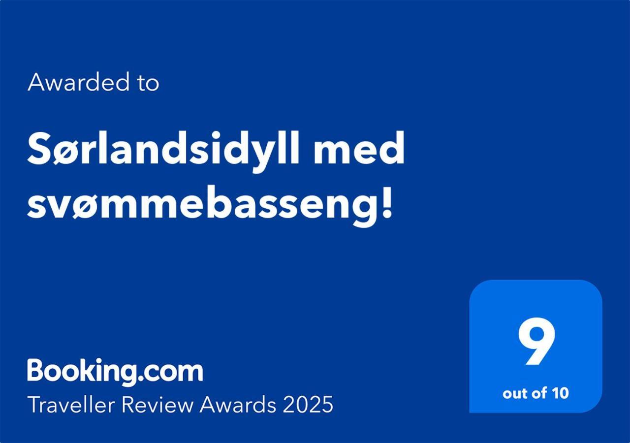 Sorlandsidyll Med Svommebasseng! Apartman Kristiansand Kültér fotó